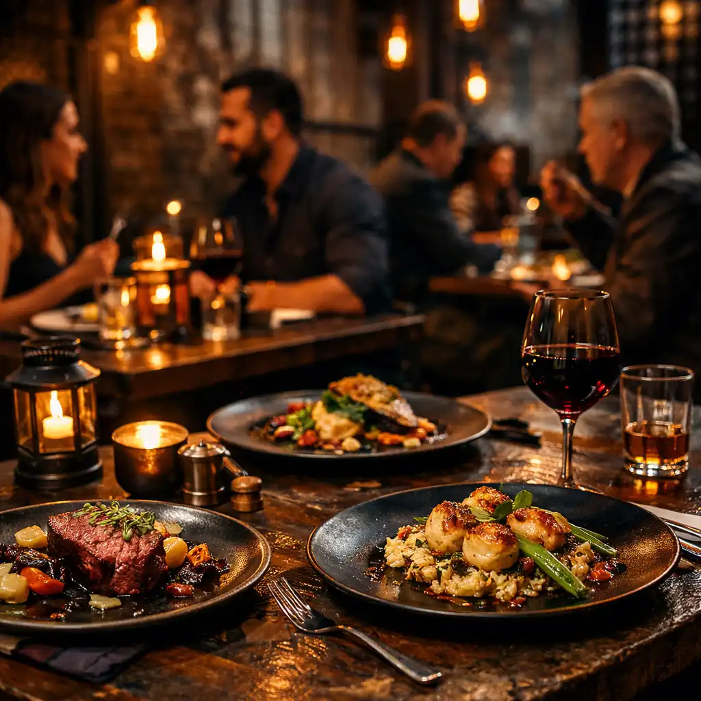 Tematikus vacsora ipari környezetben
